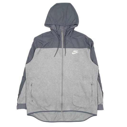Mens Grey Nike  Full Zip Jumper