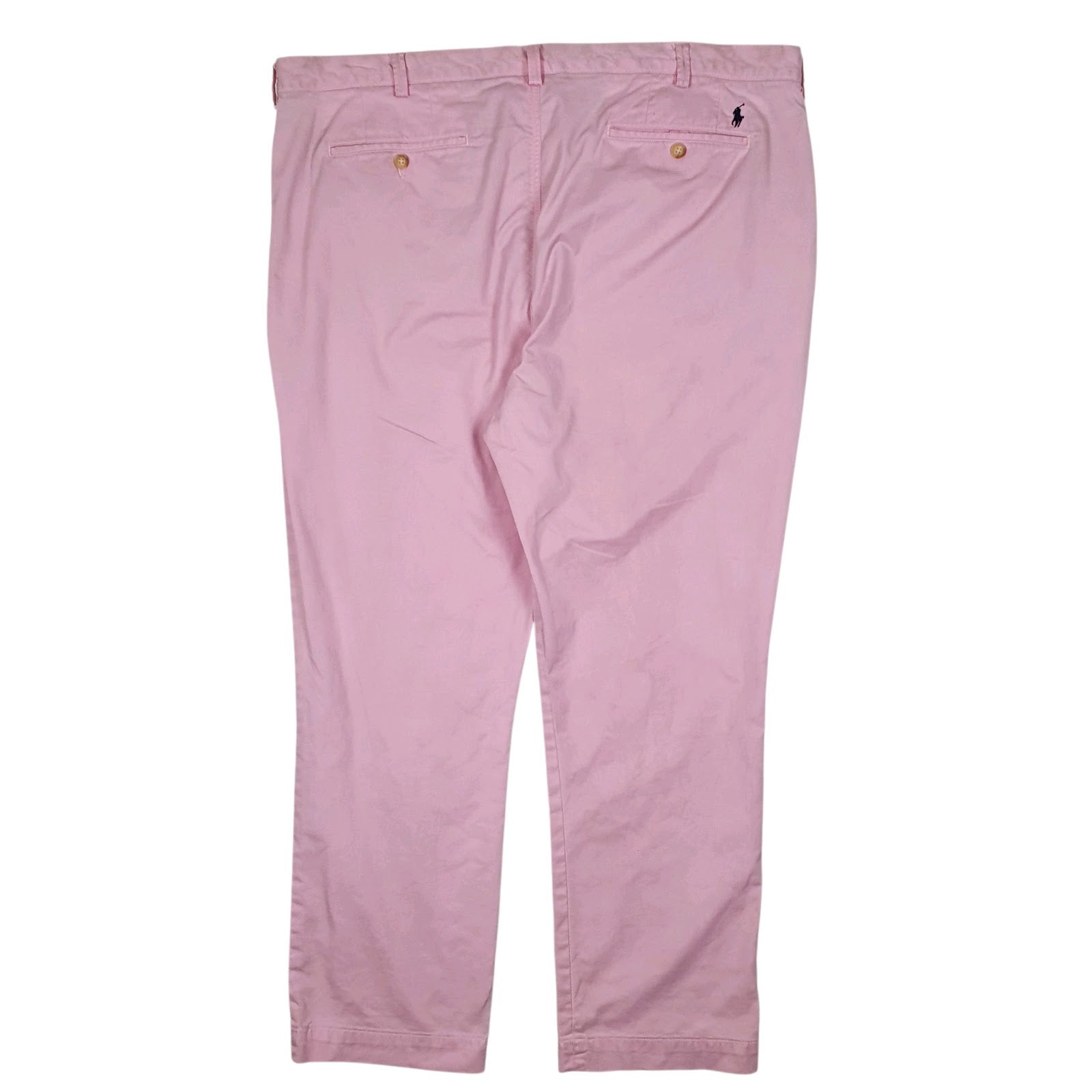 Mens Pink Polo Ralph Lauren Stretch Straight Fit  Trousers