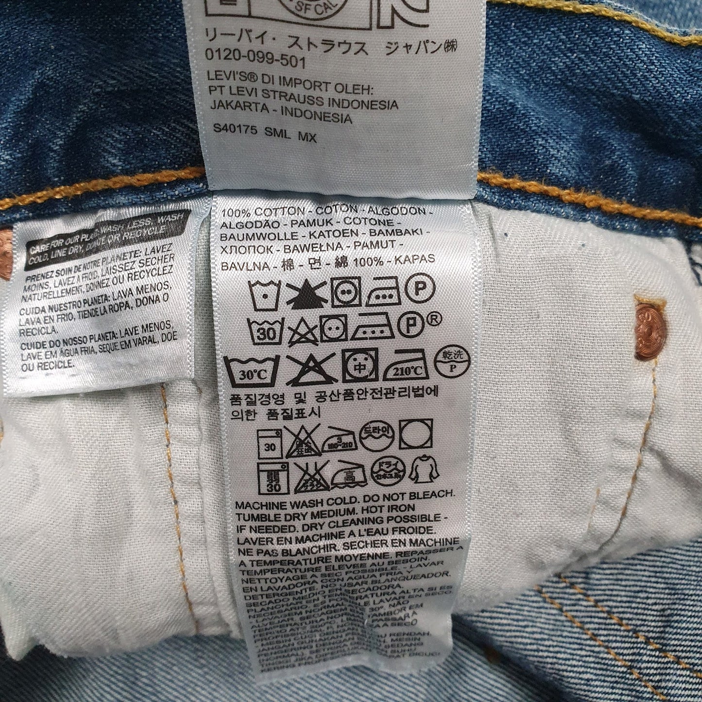 Mens Blue Levis   Jeans