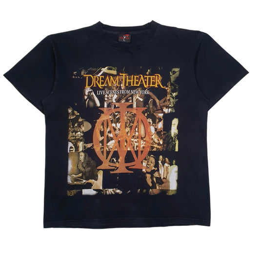 Mens Black Thunder Vintage Dream Theater Short Sleeve T Shirt