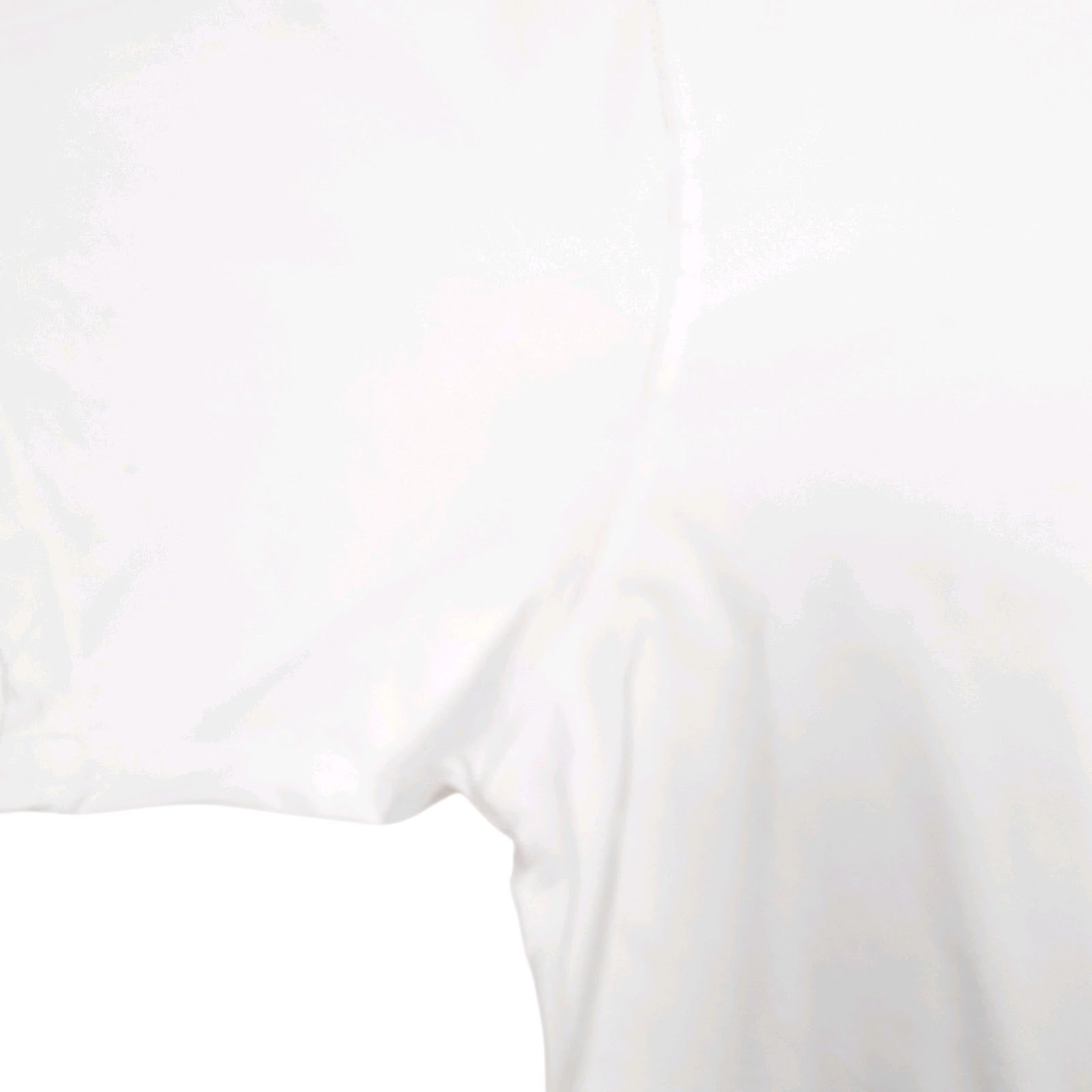 Mens White Dickies   T Shirt