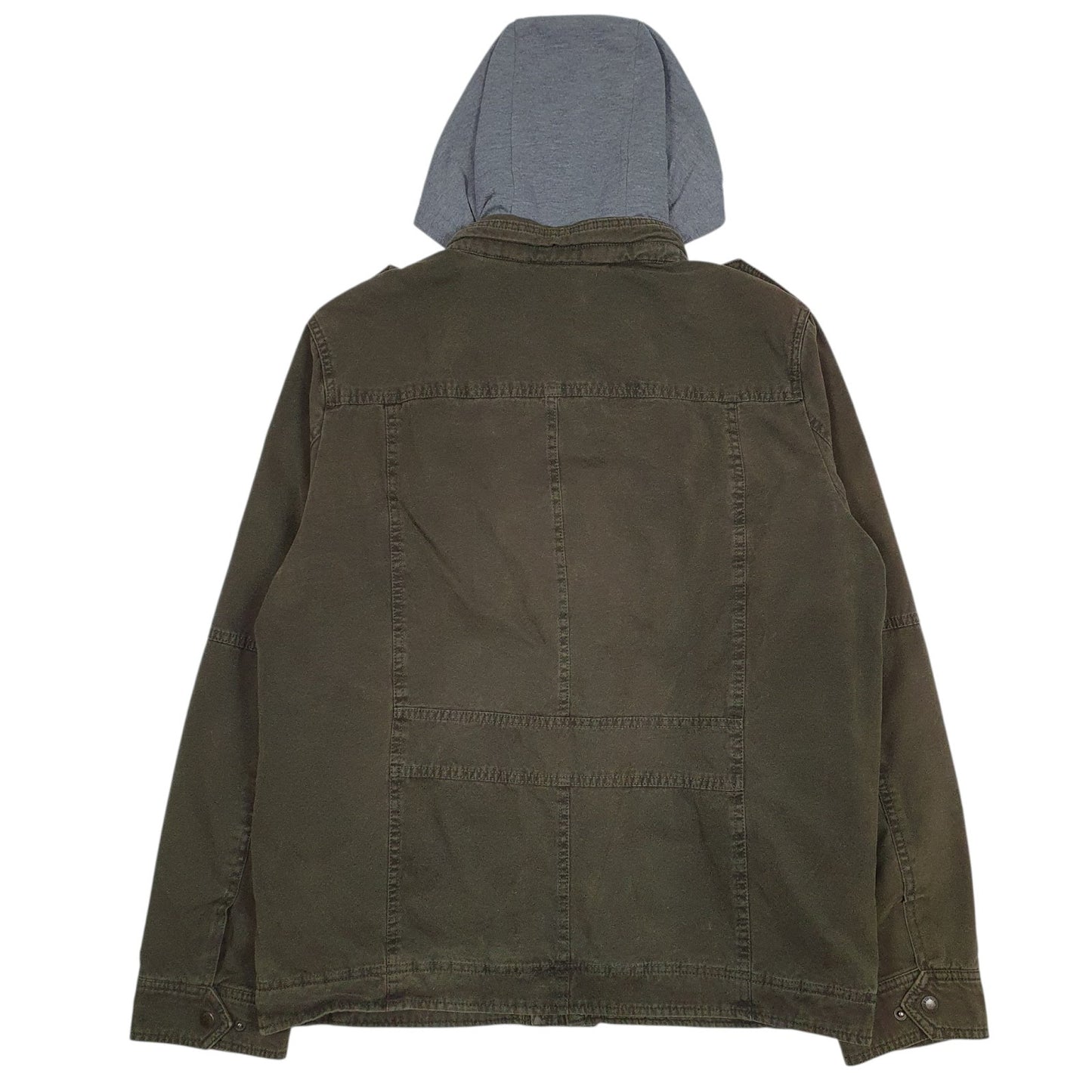 Mens Green Levis Sherpa Lined  Coat
