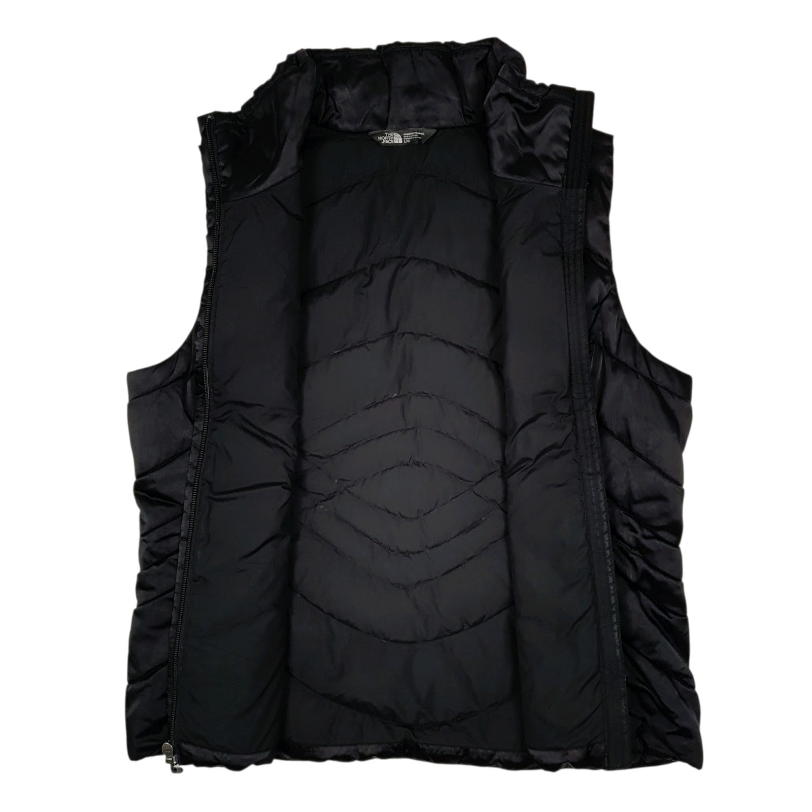 Womens Black The North Face Puffer 550 Hoodie Coat