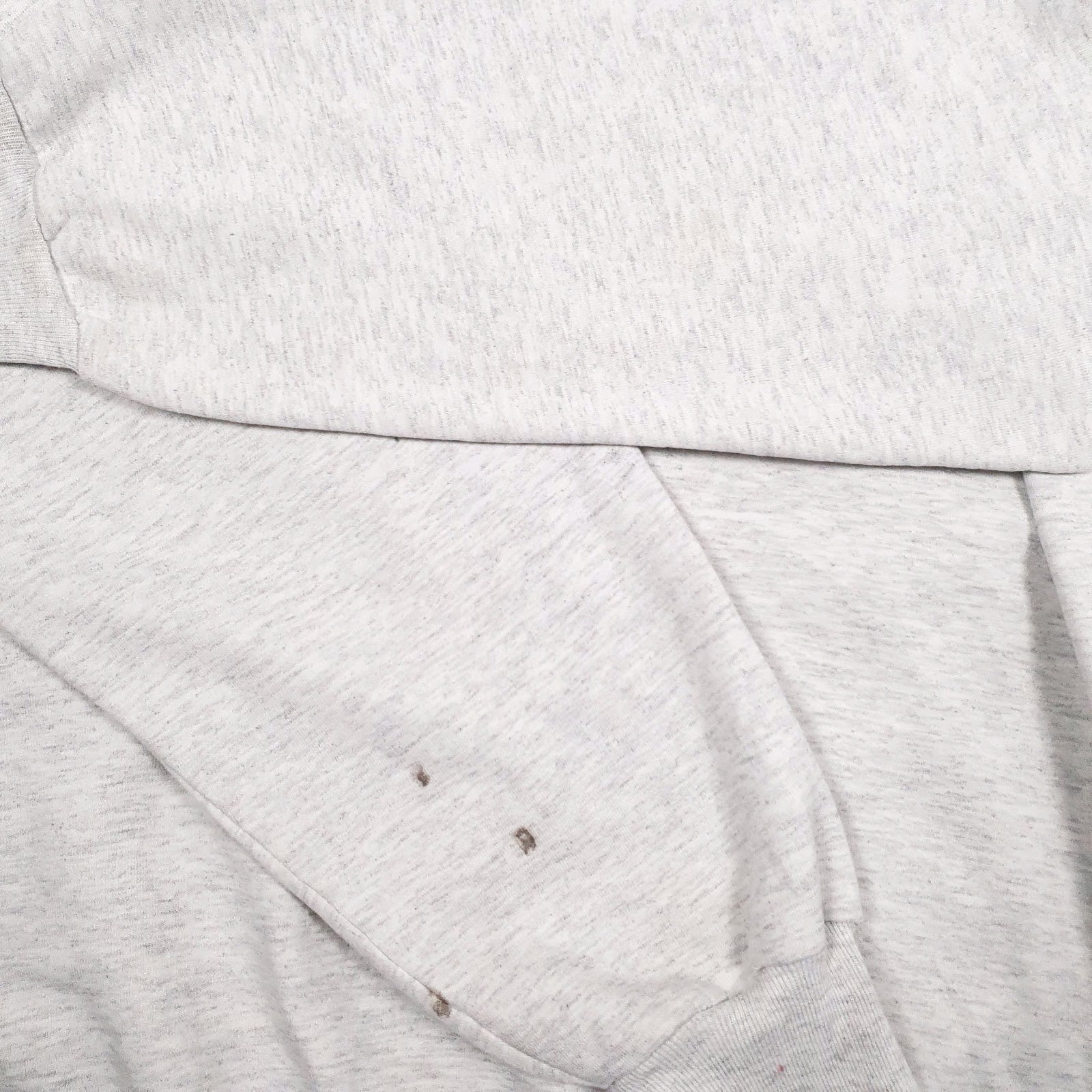 Mens Grey The Cotton Exchange Vintage 90s Made In USA Hoodie Jumper