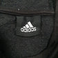 Womens Black Adidas Spellout Hoodie Jumper