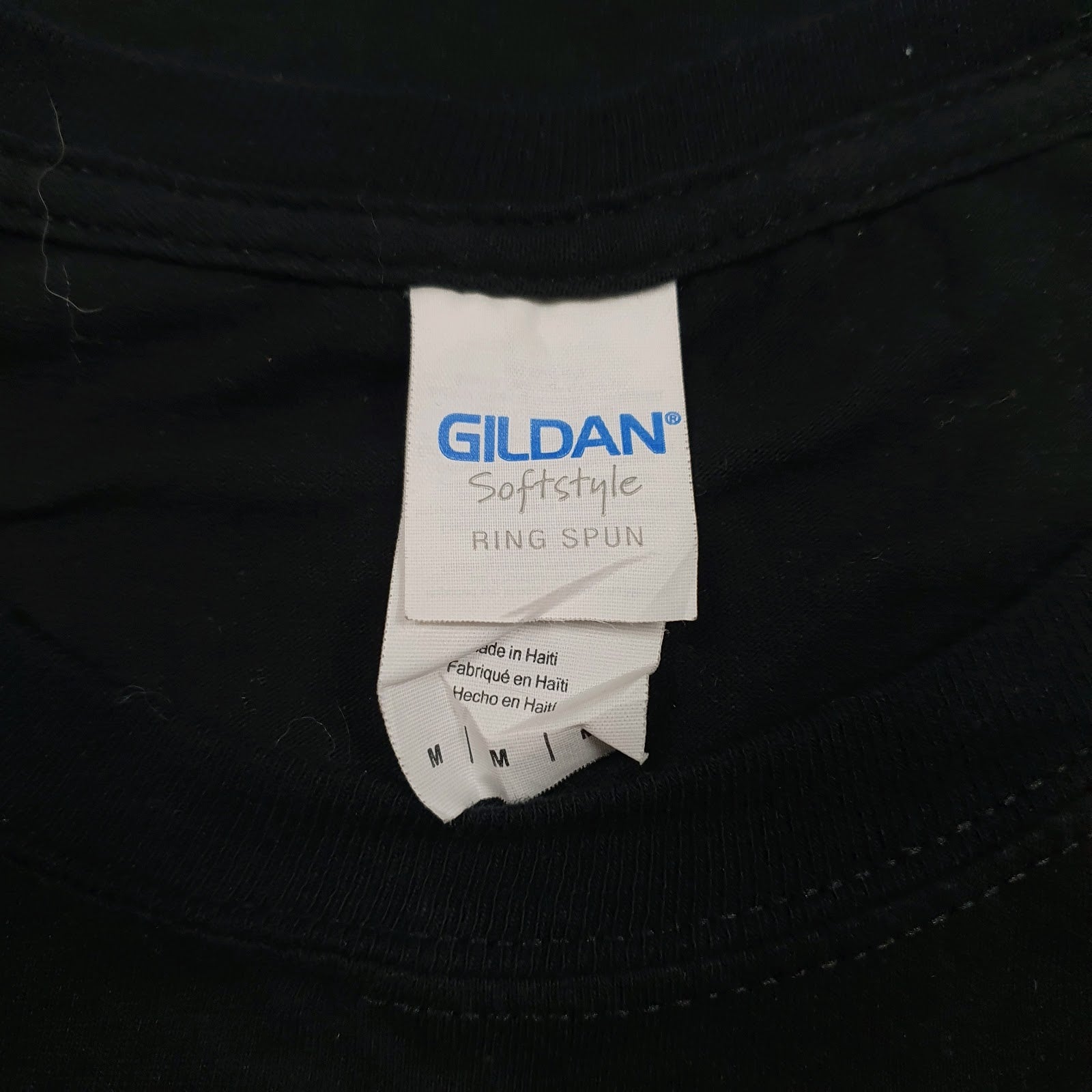 Mens Black Gildan Seymour Valleyball  T Shirt