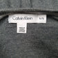 Mens Grey Calvin Klein  V Neck Jumper