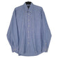 Mens Blue Best Company  Long Sleeve Shirt