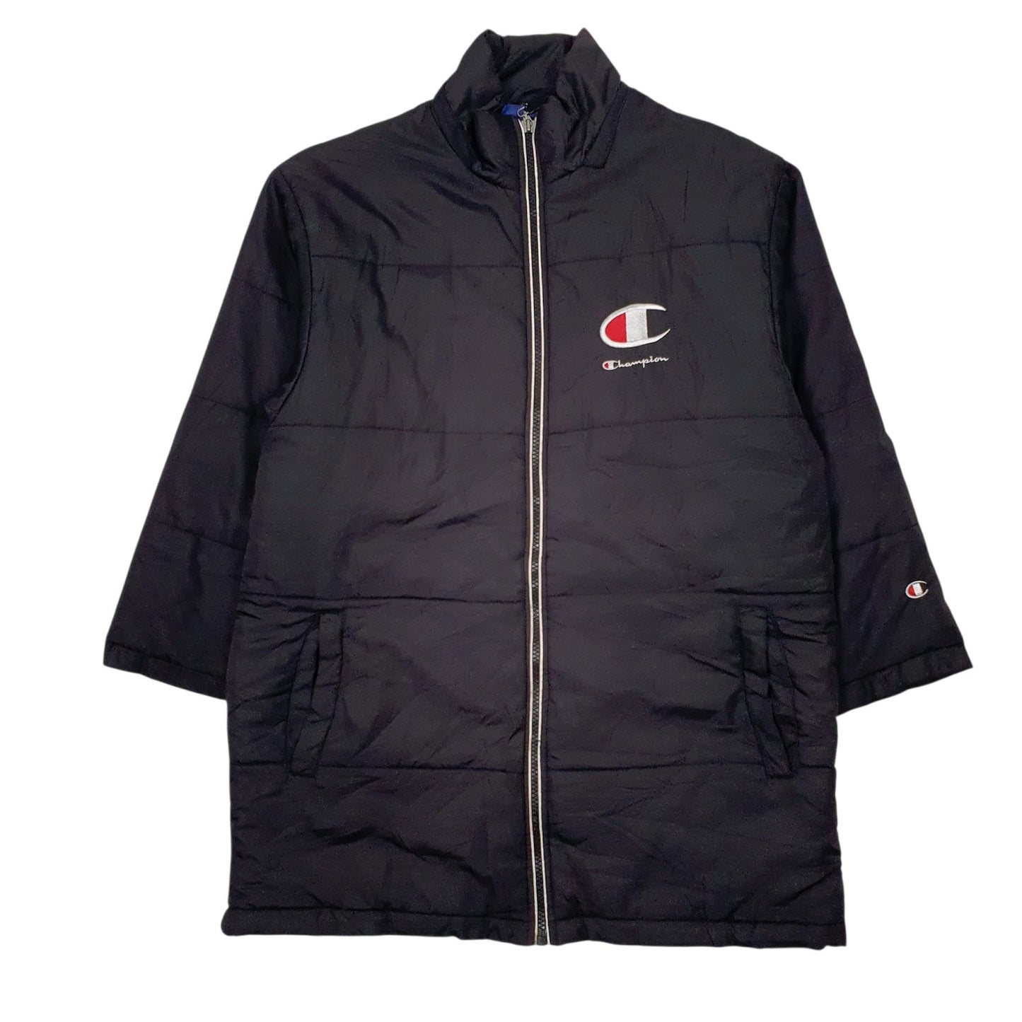 Mens Black Champion   Coat
