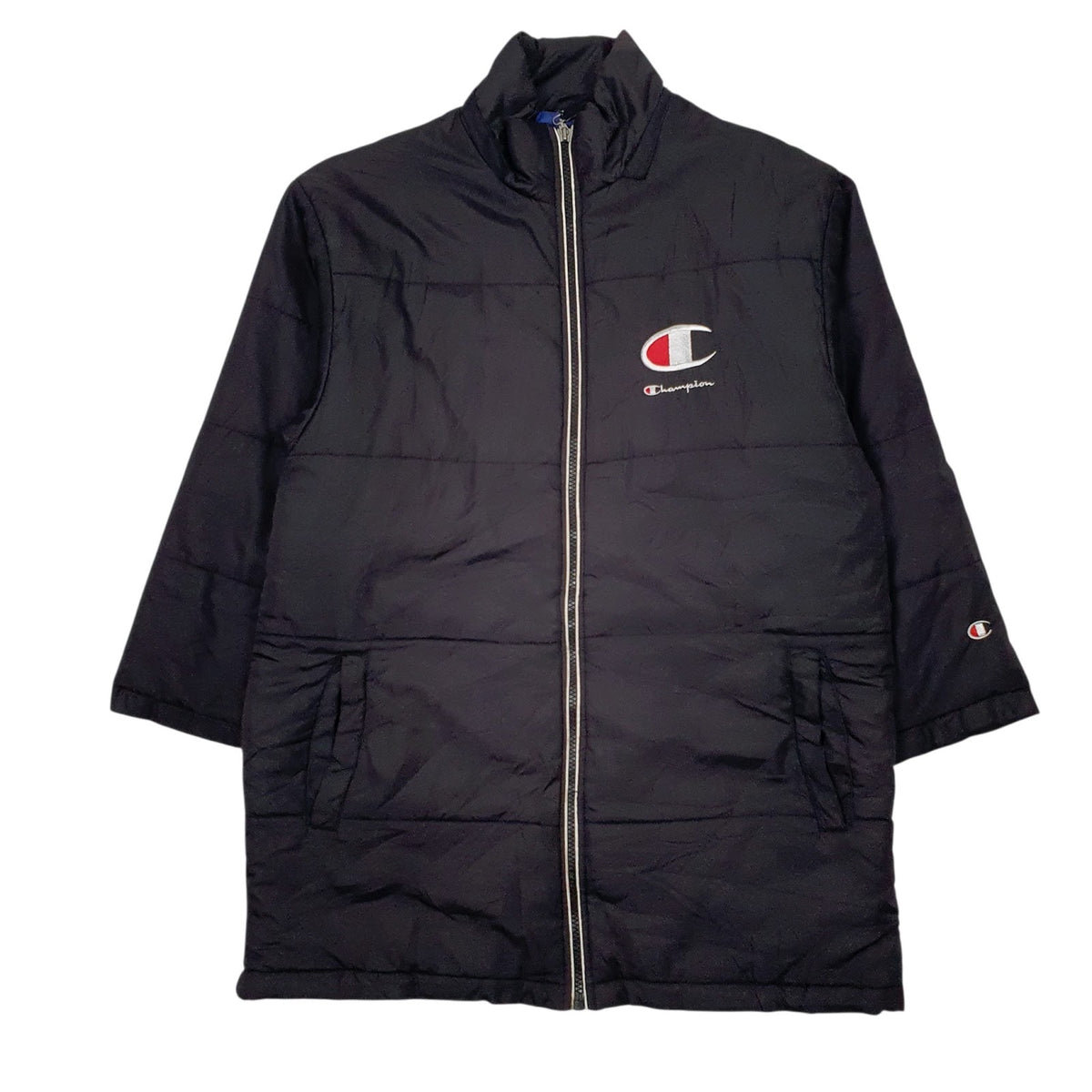 Mens Black Champion   Coat