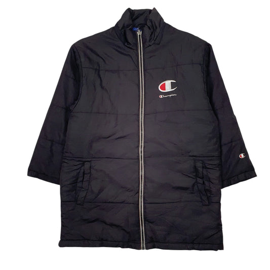 Mens Black Champion   Coat