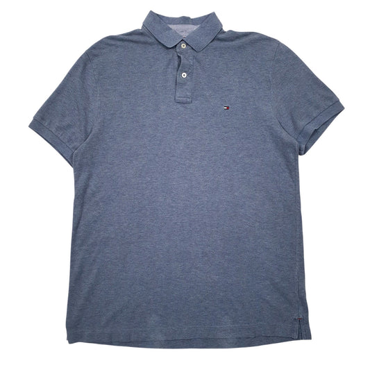 Mens Blue Tommy Hilfiger  Short Sleeve Polo Shirt