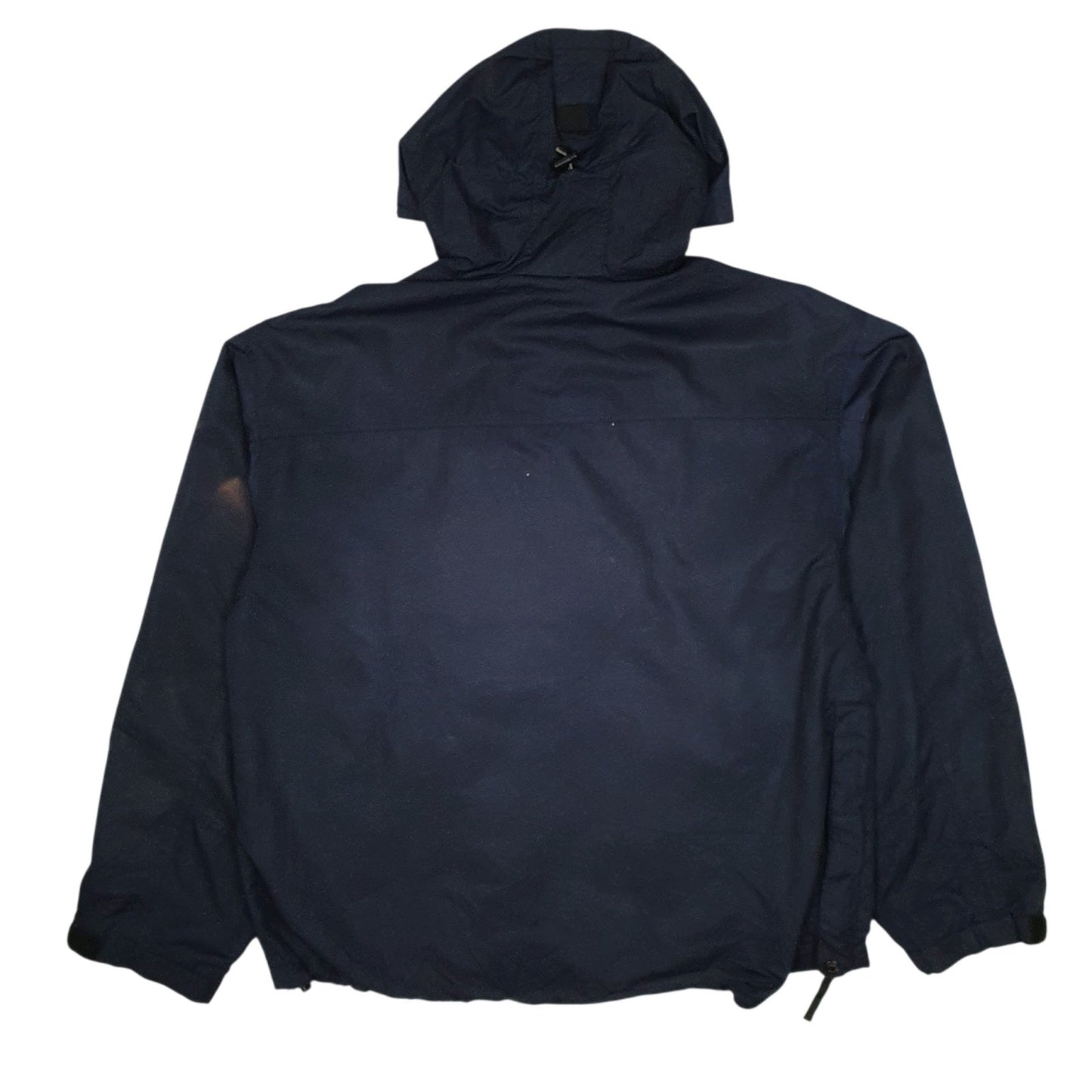 Mens Navy Ralph Lauren Polo Sport Vintage 90s Pullover Smock Full Zip Coat