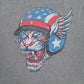 Mens Grey Celebrate Patriotic Graphic  T Shirt