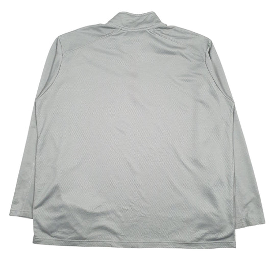Mens Grey Champion Clemson Active Wear Quarter Zip Jumper