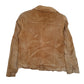 Womens Brown Vera Pelle Western Bomber Blazer  Coat