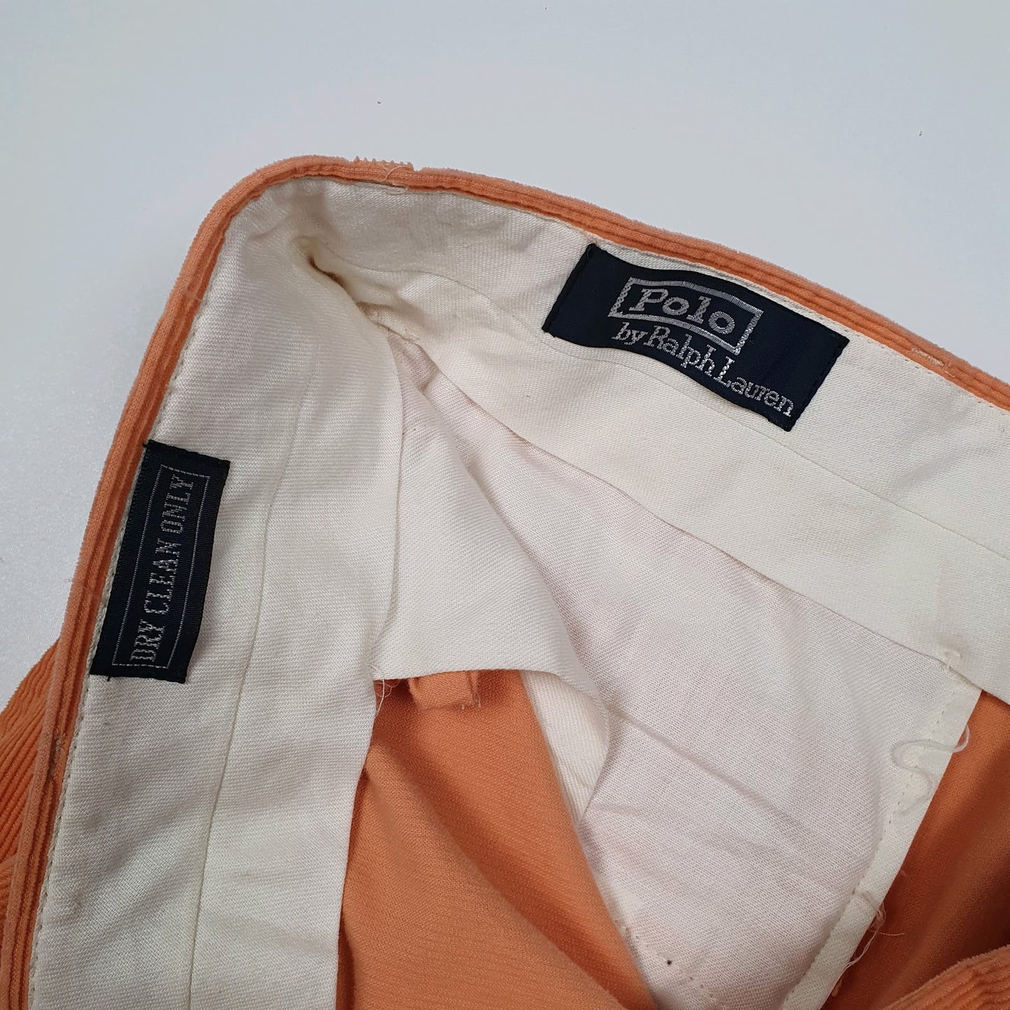 Mens Orange Polo Ralph Lauren Vintage 90s  Trousers