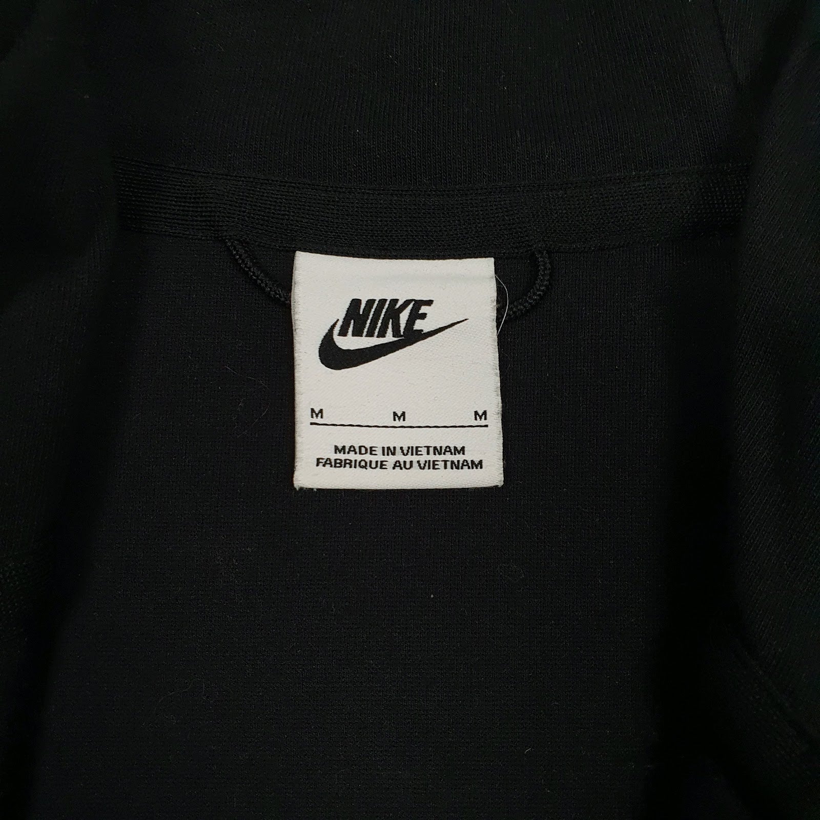 Mens Black Nike  Full Zip Jumper