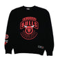 Mens Black NBA Chicago Bulls Basketball Crewneck Jumper