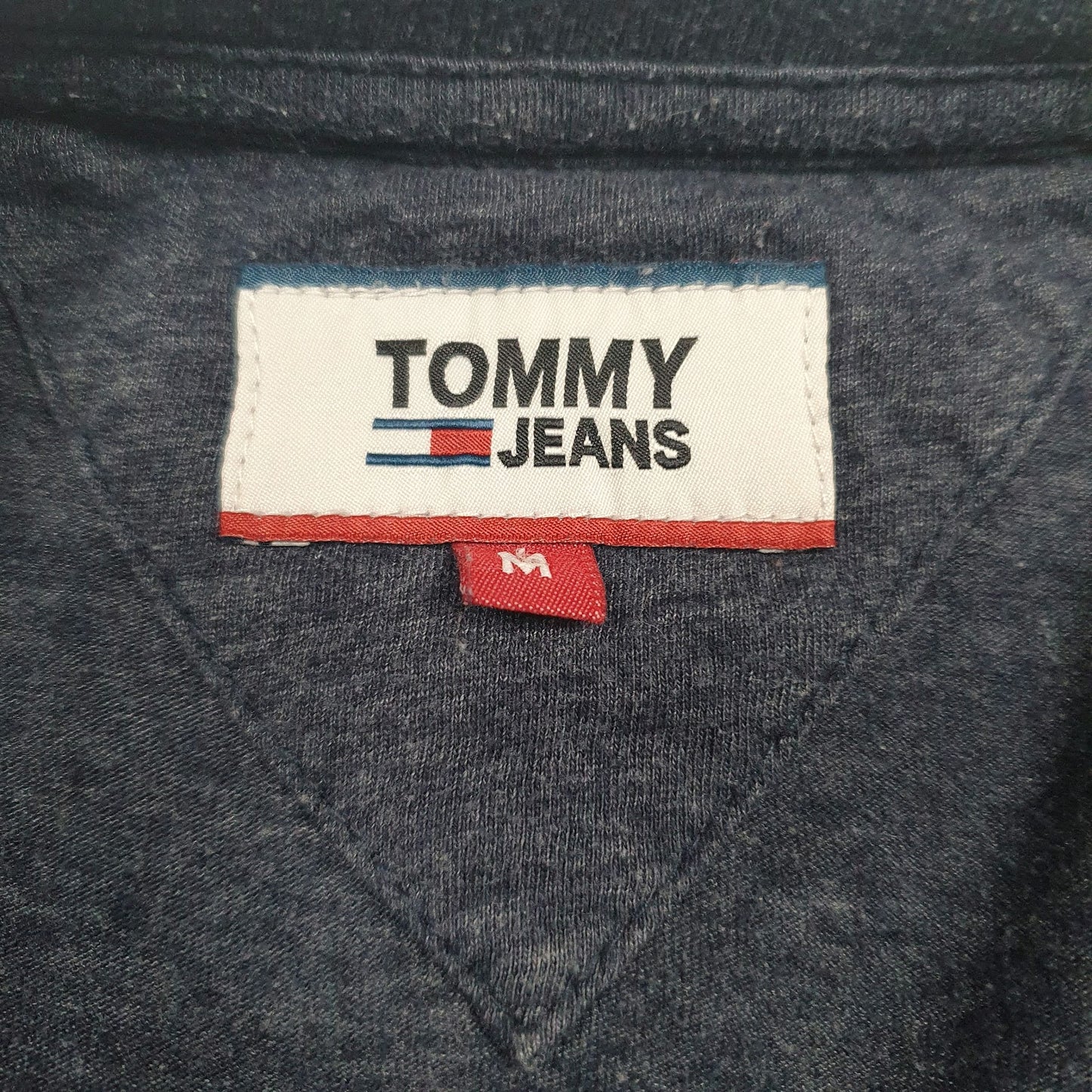 Mens Grey Tommy Hilfiger Spellout  T Shirt