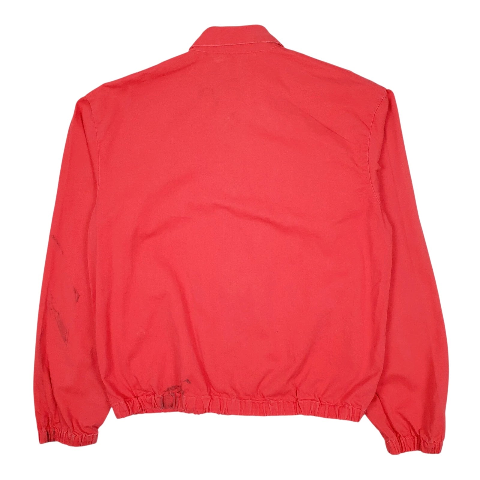 Mens Pink Polo Ralph Lauren Vintage 80s Made In USA Hoodie Coat