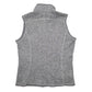 Womens Grey Patagonia Better Sweater Vest Bodywarmer Gilet Jumper