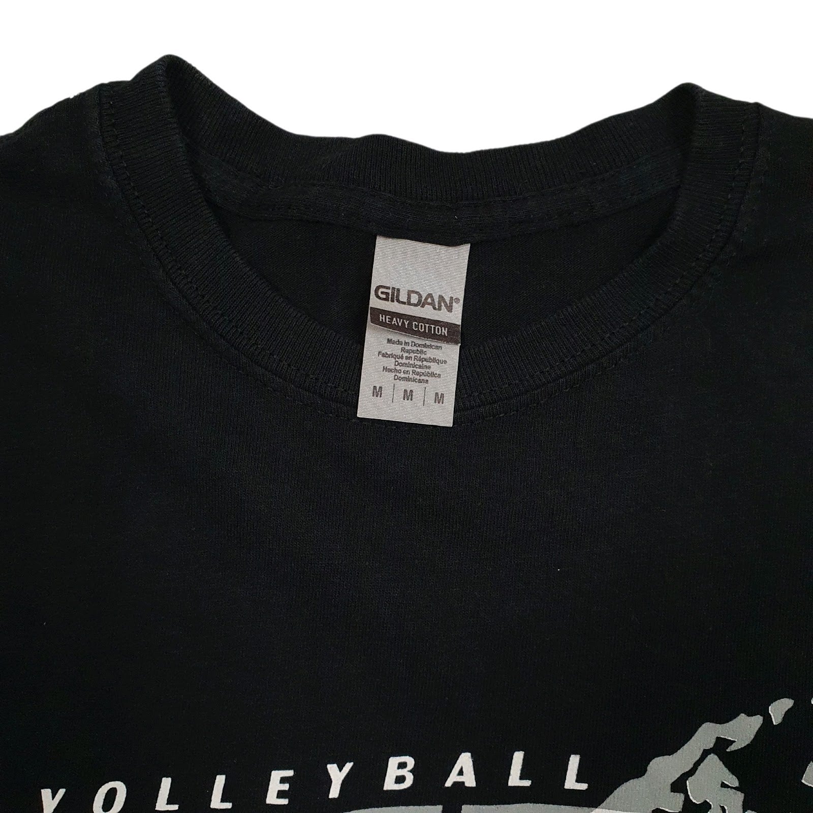 Mens Black Gildan Cali Volleyball  T Shirt