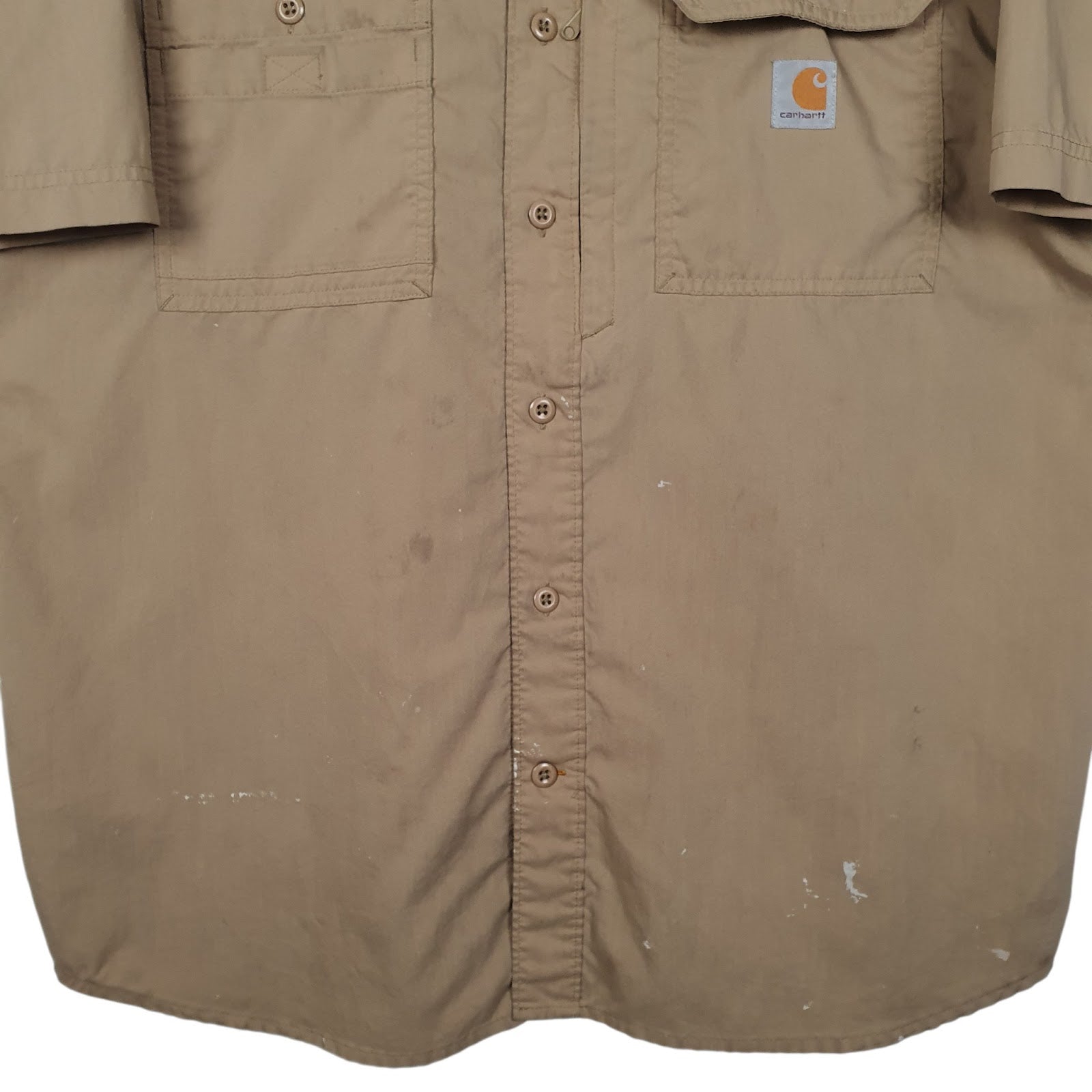 Mens Brown Carhartt Force  Shirt