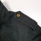 Mens Black Levis Military Bomber Windbreaker Sherpa Lined  Coat