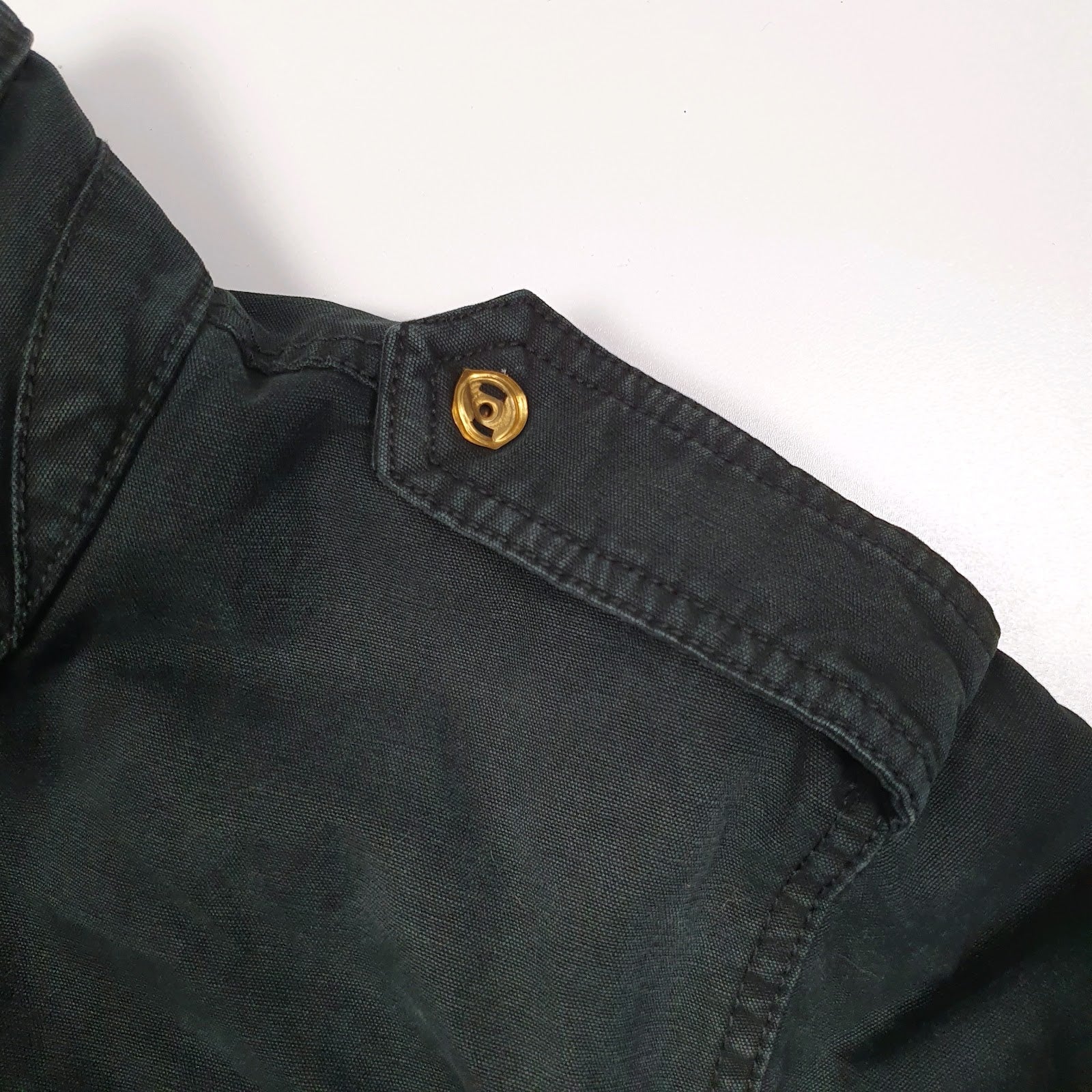 Mens Black Levis Military Bomber Windbreaker Sherpa Lined  Coat