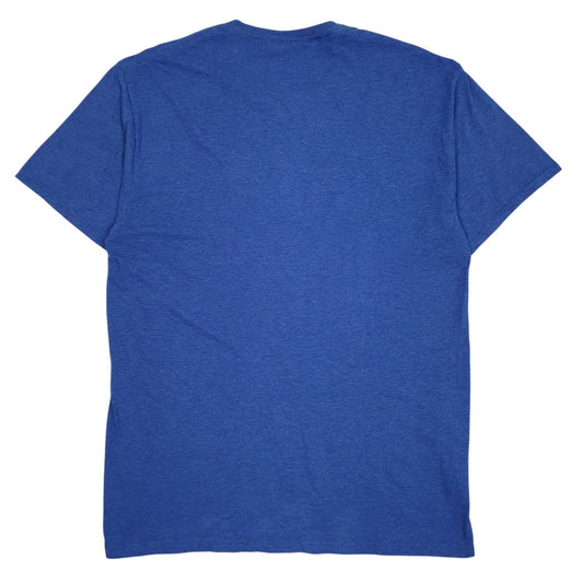 Mens Blue Fruit Of The Loom   T Shirt