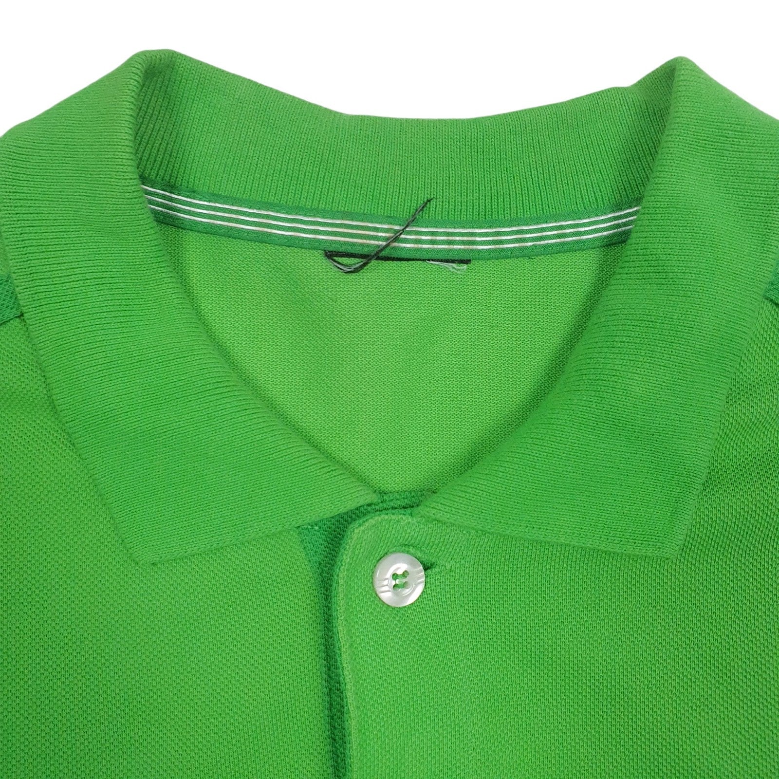 Mens Green Adidas Climalite  Polo Shirt
