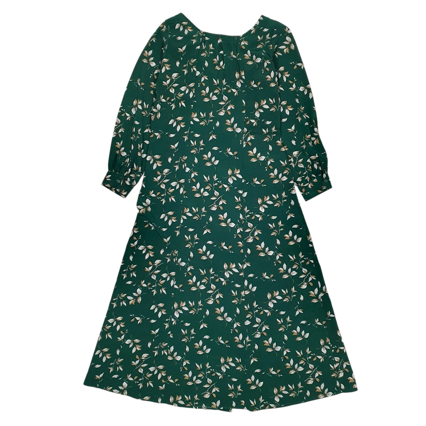 Womens Green Unbranded Floral  Dress