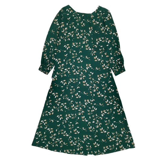 Womens Green Unbranded Floral  Dress