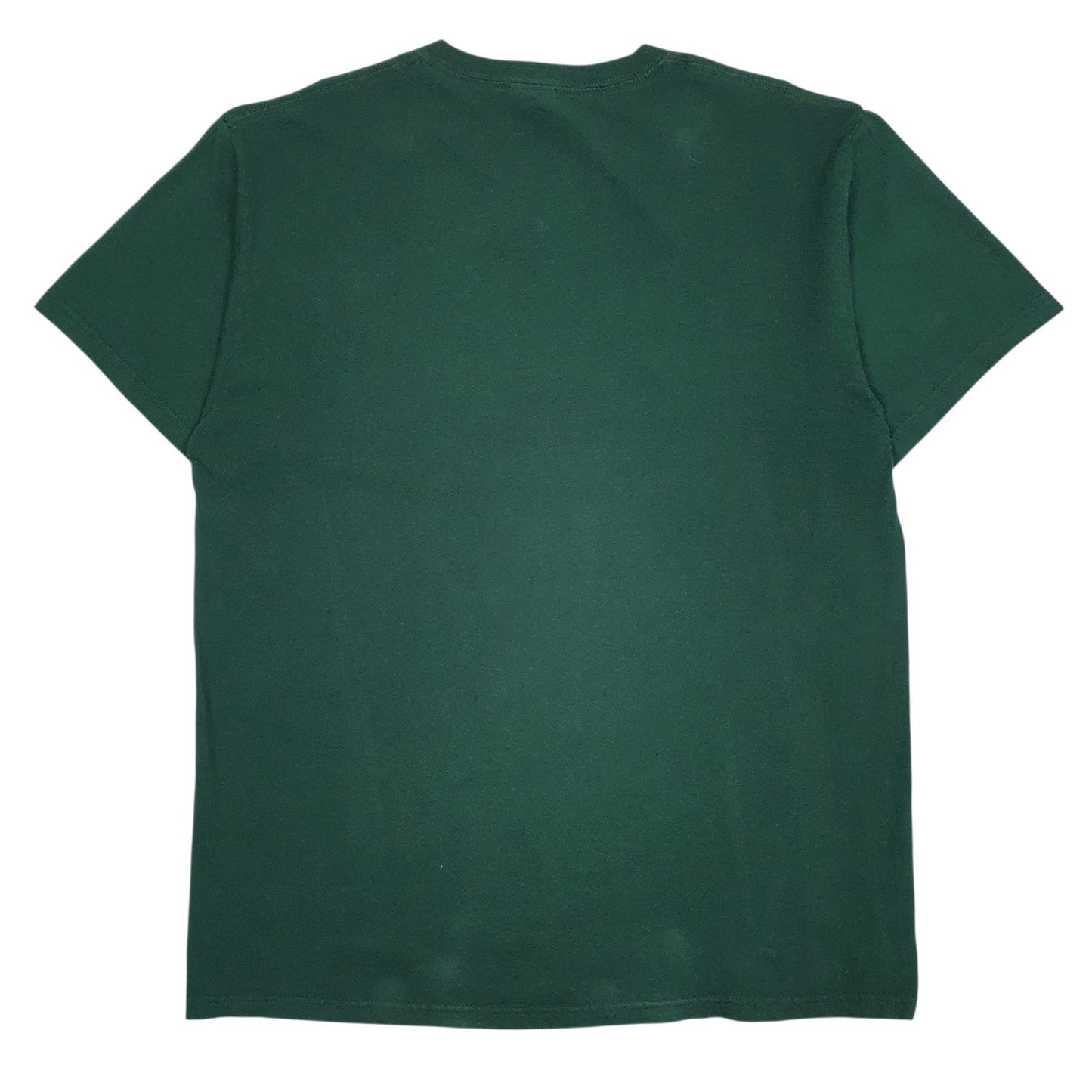 Mens Green Fruit Of The Loom Miles Mac Sports  T Shirt