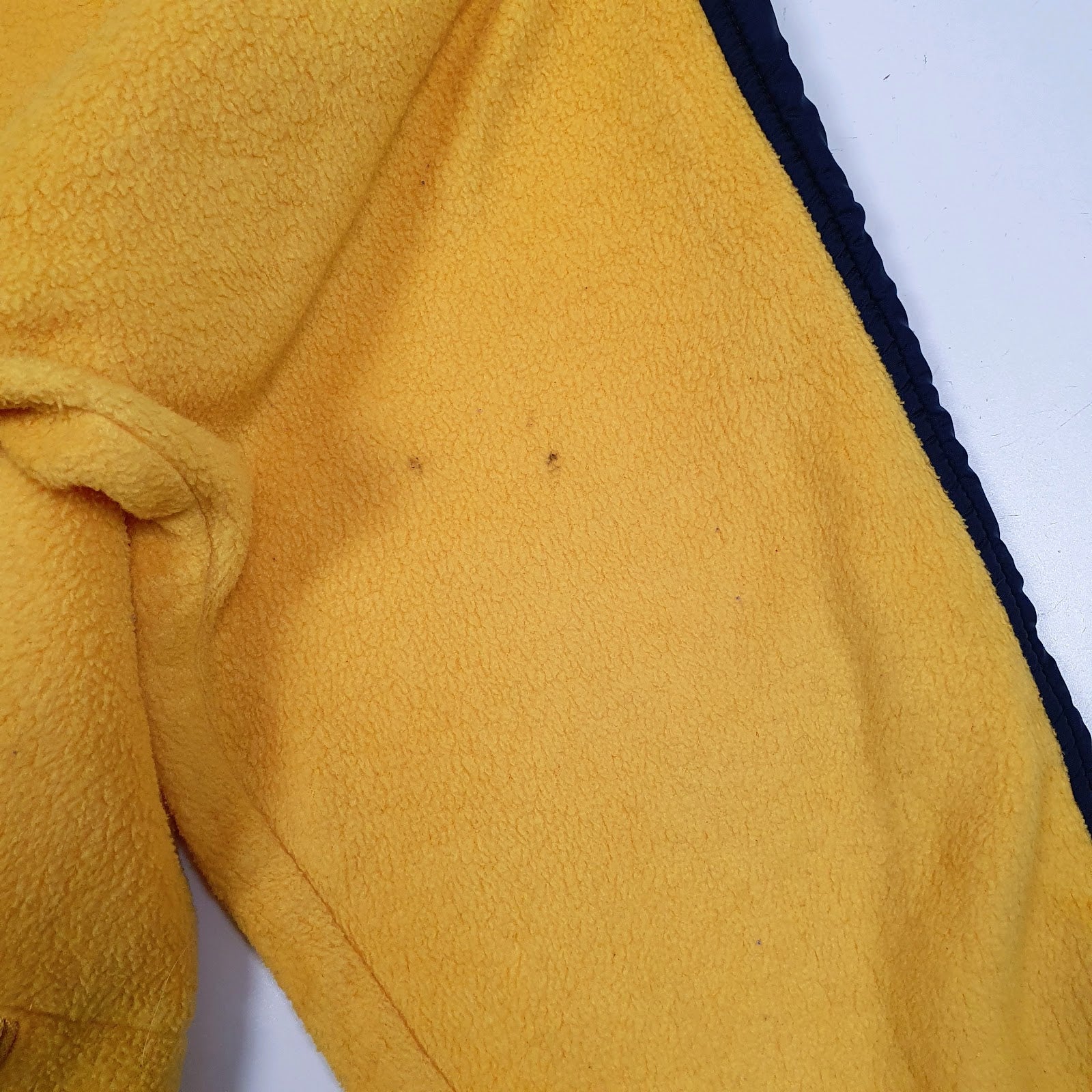 Mens Yellow Chaps  Quarter Zip Jumper