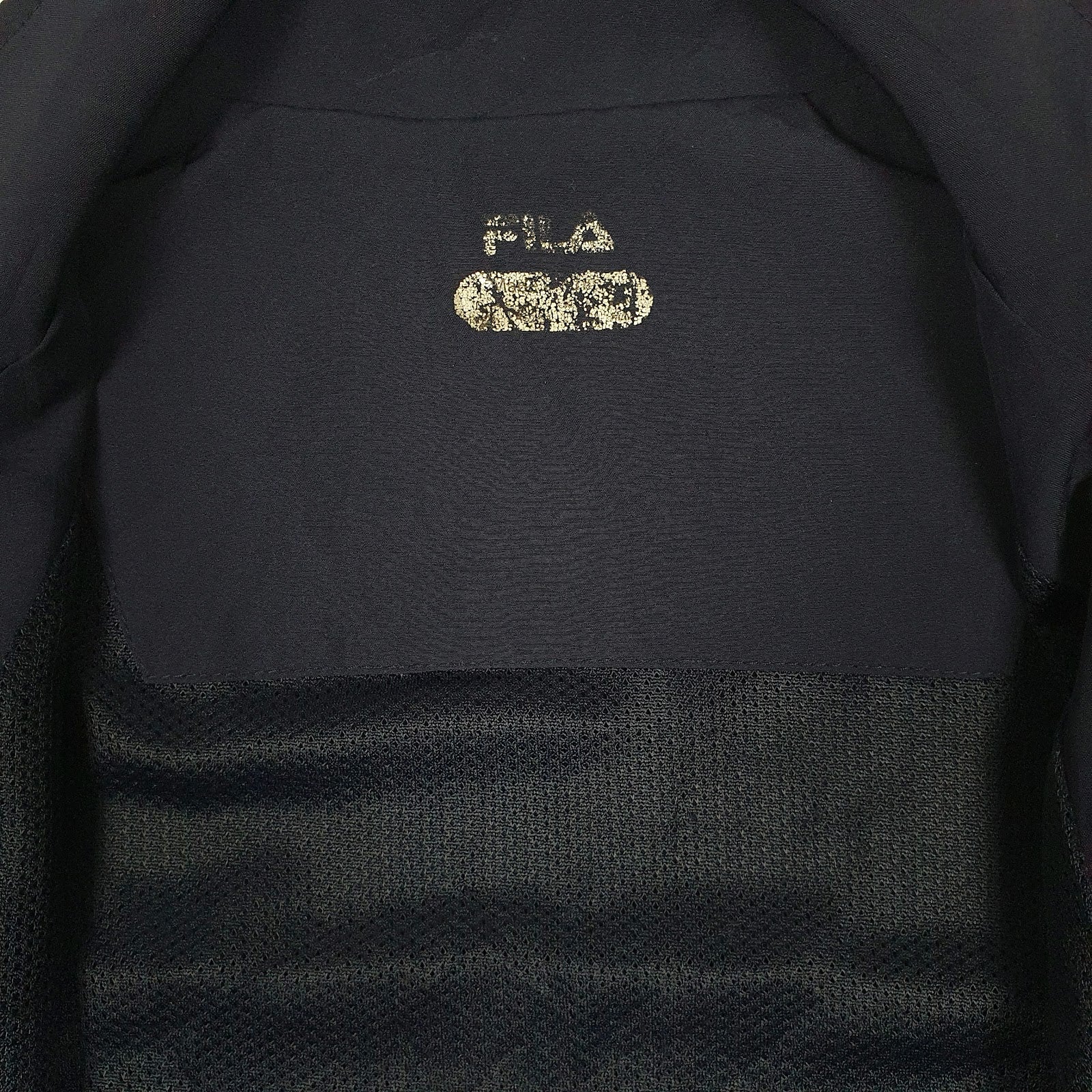Mens Navy Fila  Full Zip Coat