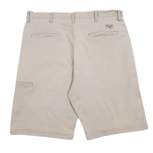 Mens Beige Wrangler  Hoodie Shorts