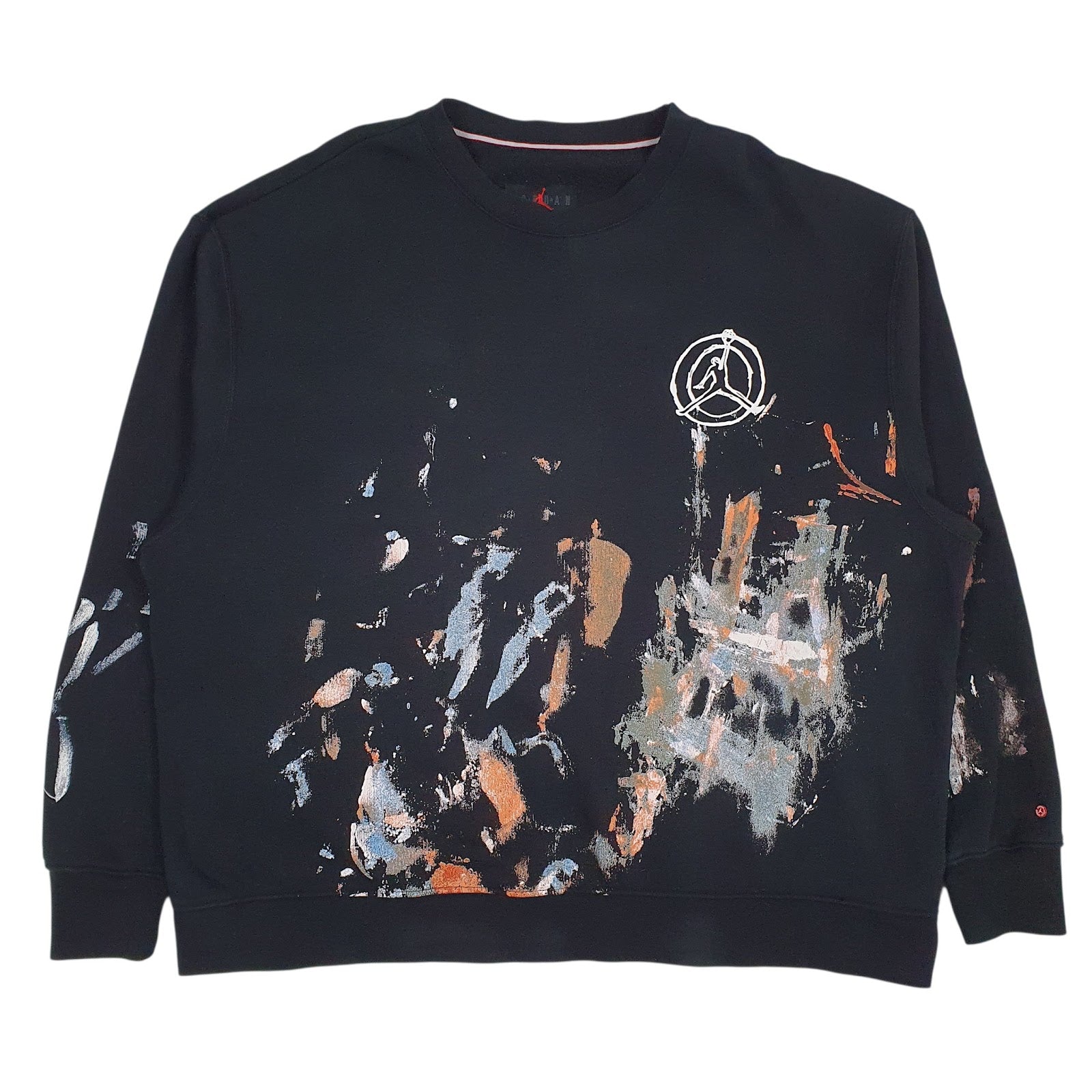 Mens Black Nike Air Jordan Artist Series Jammie Holmes Crewneck Jumper