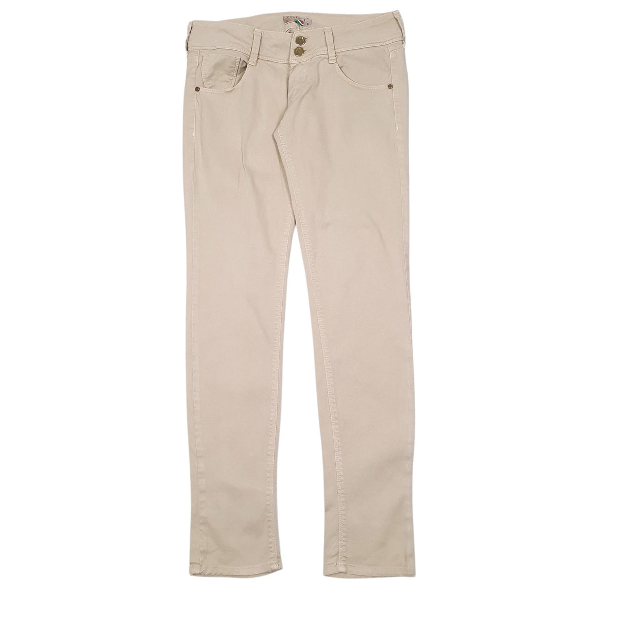 Womens Beige Met  Casual JeansW29 L31