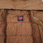 Mens Brown Wrangler Workwear Hoodie Vest Bodywarmer Hoodie Coat