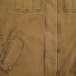 Mens Brown Levis Sherpa Lined Military  Coat