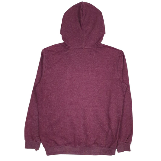 Mens Burgundy Puma Spellout Hoodie Jumper