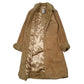 Womens Brown Miguel Berbel Vintage Afghan Coat Longline  Coat