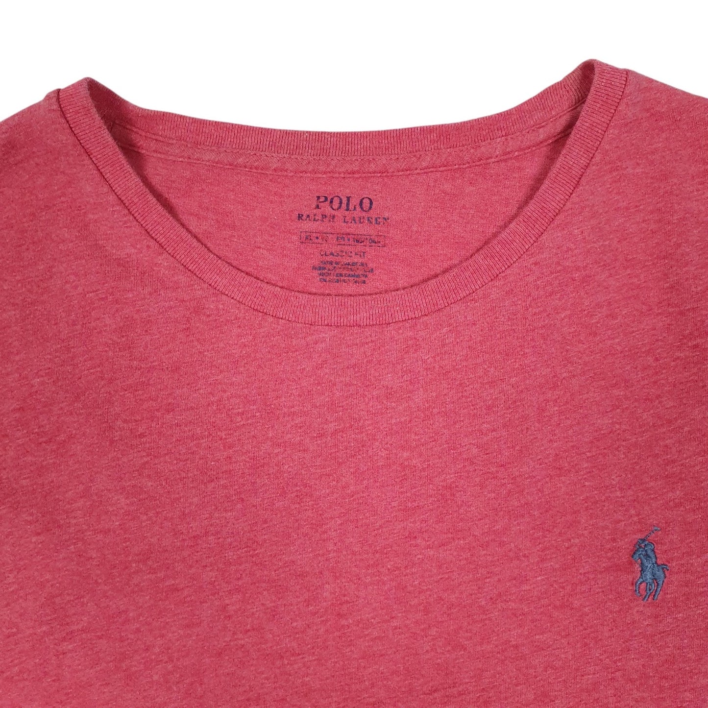 Mens Pink Polo Ralph Lauren   T Shirt