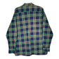 Mens Green Euston Plaid Flannel  Shirt