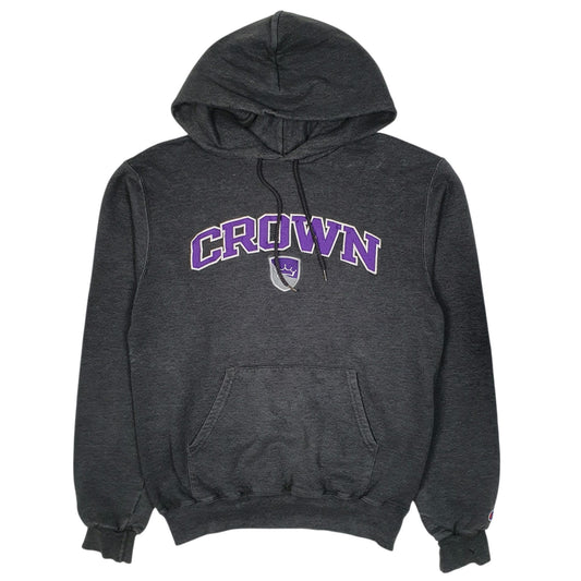 Mens Grey Champion Crown Hoodie Jumper