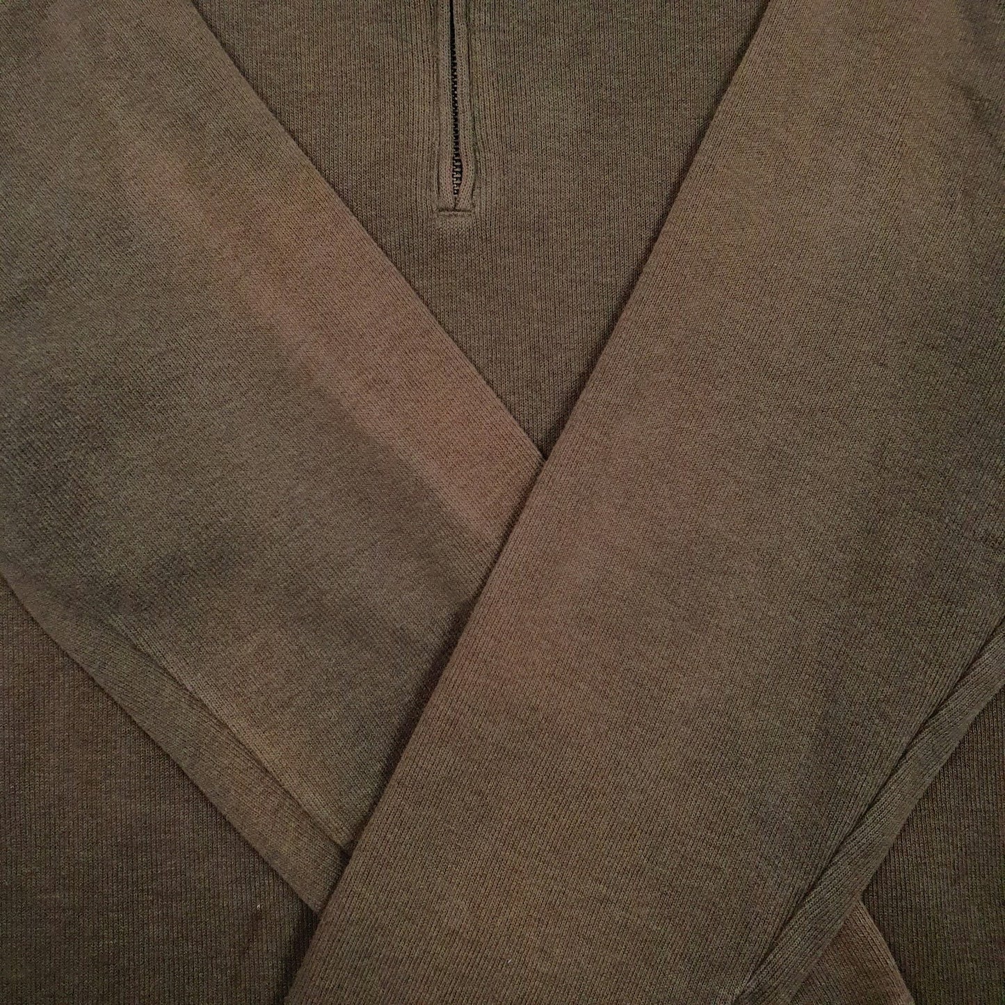 Mens Green Polo Ralph Lauren  Quarter Zip Jumper