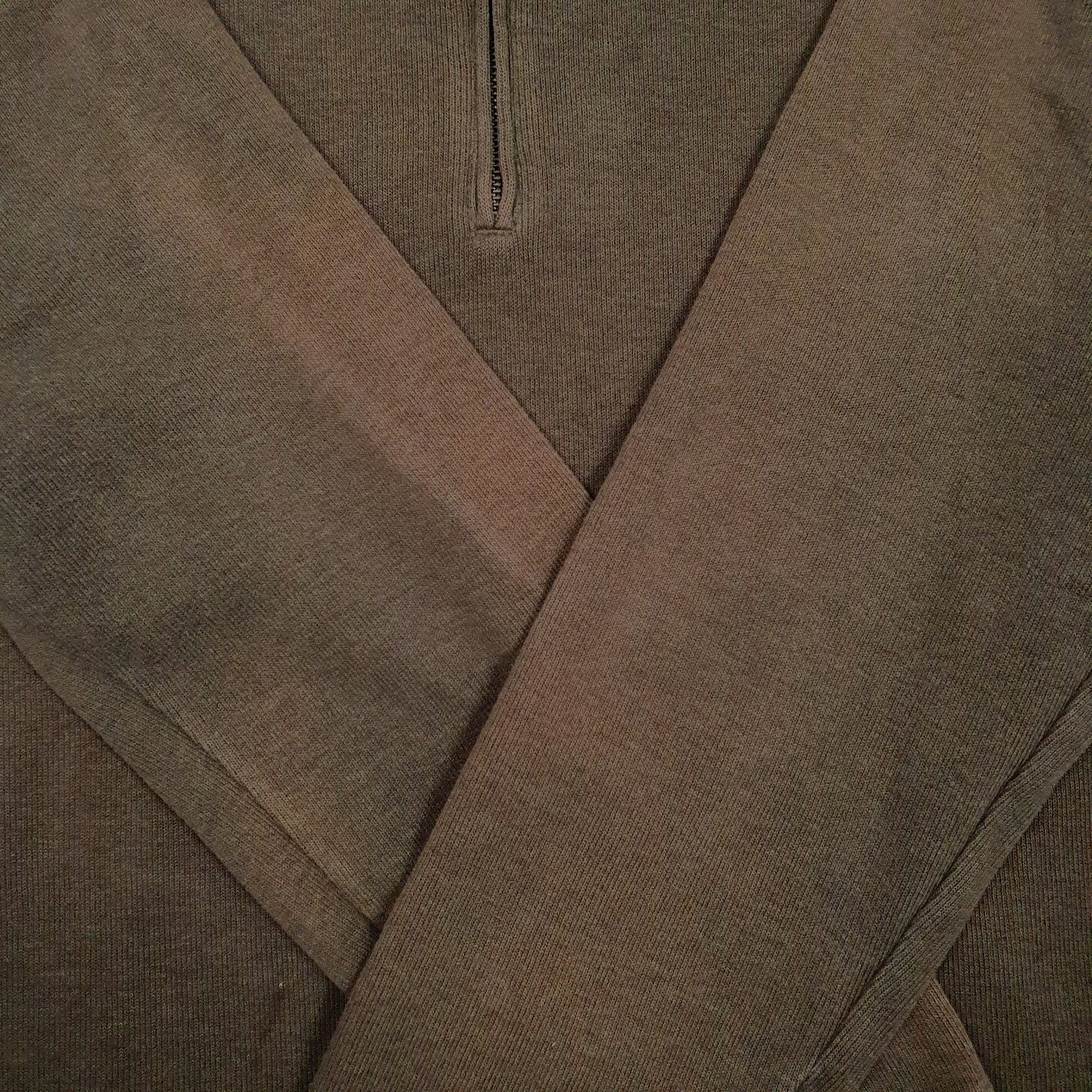 Mens Green Polo Ralph Lauren  Quarter Zip Jumper