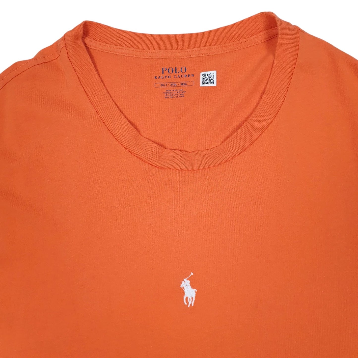 Mens Orange Polo Ralph Lauren   T Shirt